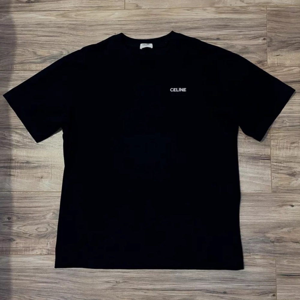 Celine Black T shirt size Medium